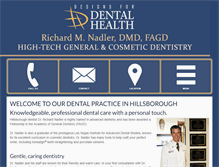 Tablet Screenshot of designsfordentalhealth.com